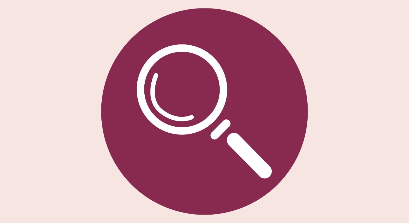 A LLUCCI Beauty magnifying glass icon